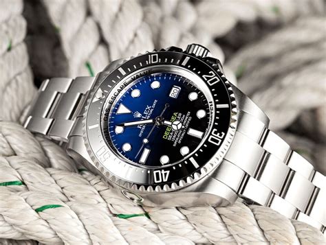 bobs watches rolex deep sea blue